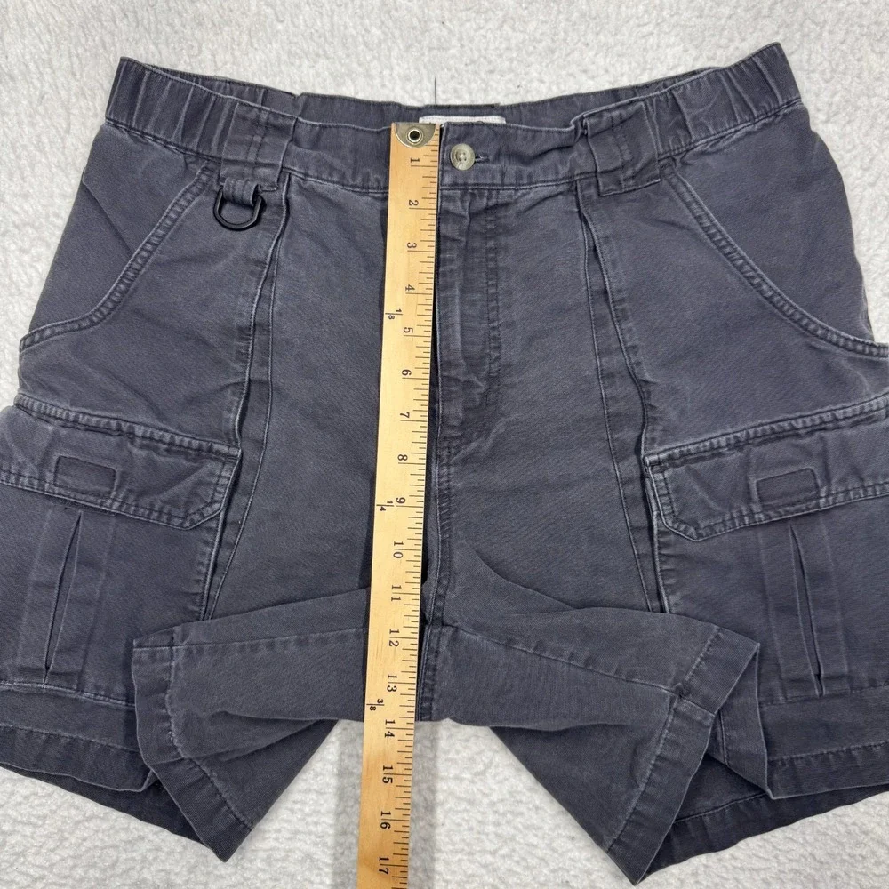Columbia Cargo Safari Shorts Gray 100% Cotton Men's Size 32x6